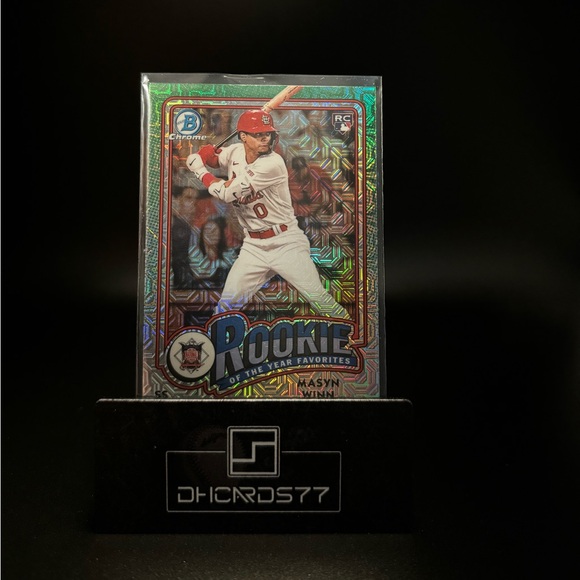 Bowman Other - 2024 Bowman Chrome Masyn Winn Rookie of the Year Favorites Mojo Refractor RC